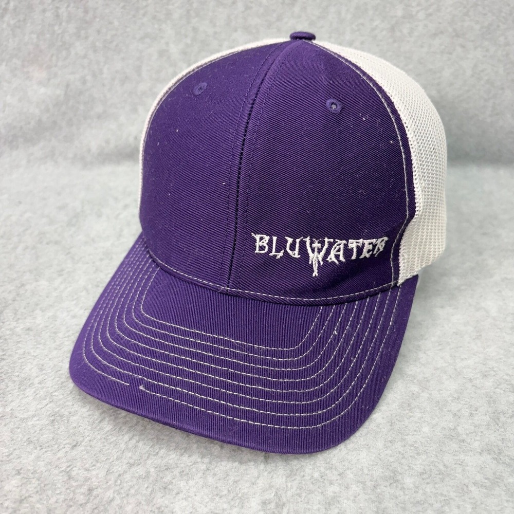 Richardson‎ 112 Bluwater Snapback OSFM Purple Mesh Back Trucker Hat